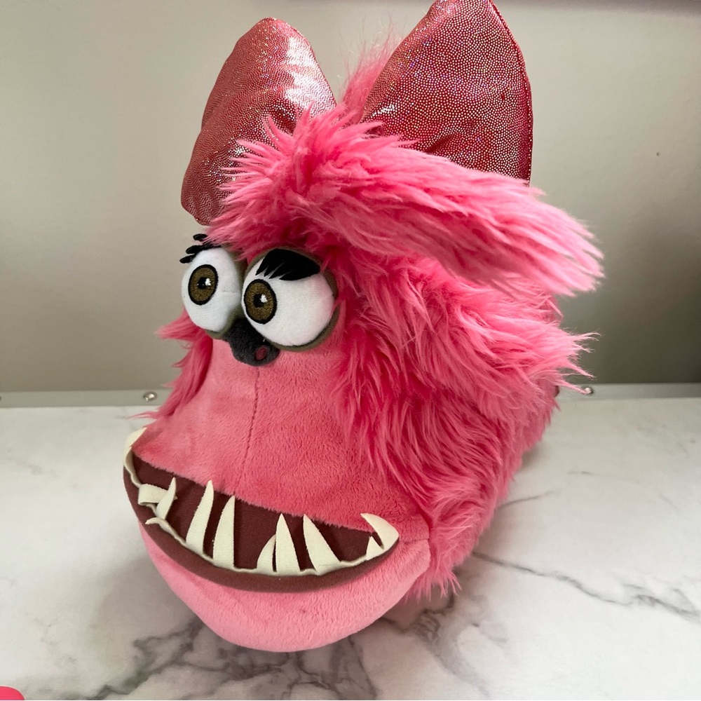 Dispicable Me Minion Mayhem Kyle Gru’s Pink Dog Plush 12” Angel Stuffed Animal